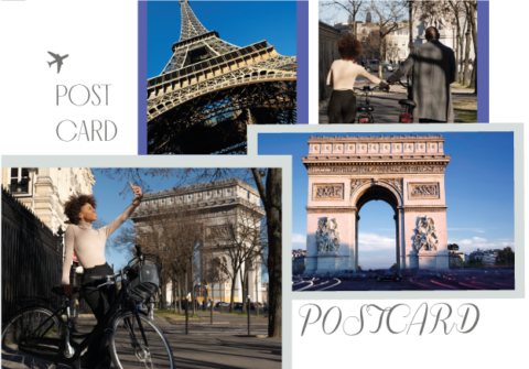Postal clásica Paris